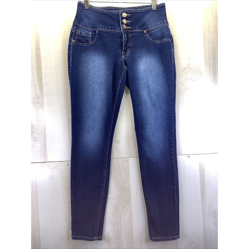 Ava & Alex High Rise Dark Wash Stretch Skinny Jegging Jeans Women’s SZ 8-4925